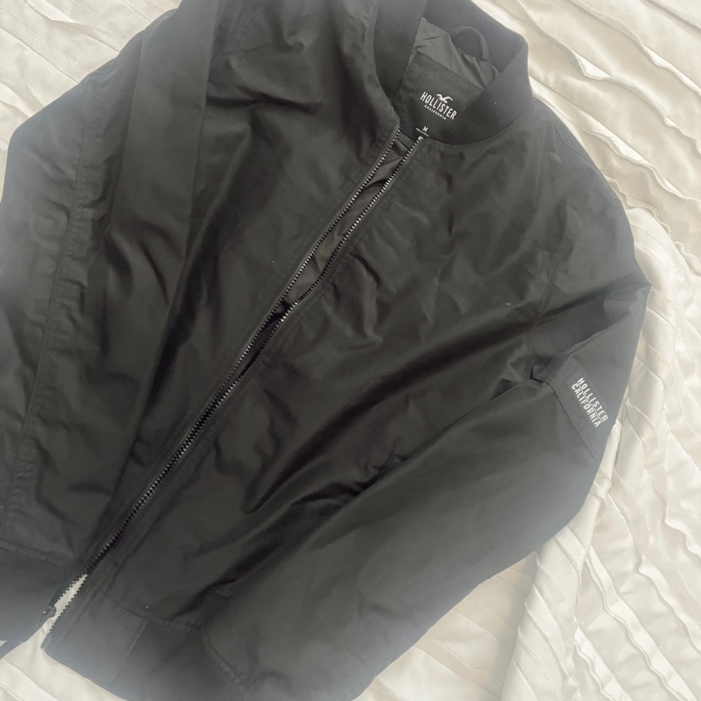 Men’s Hollister Black Bomber Jacket